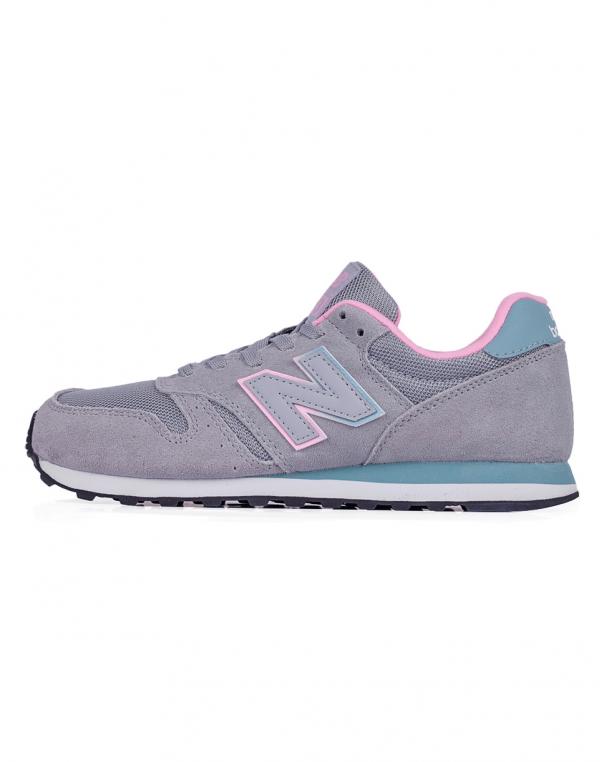 New Balance WL373 Grey with Teal & Pink 37