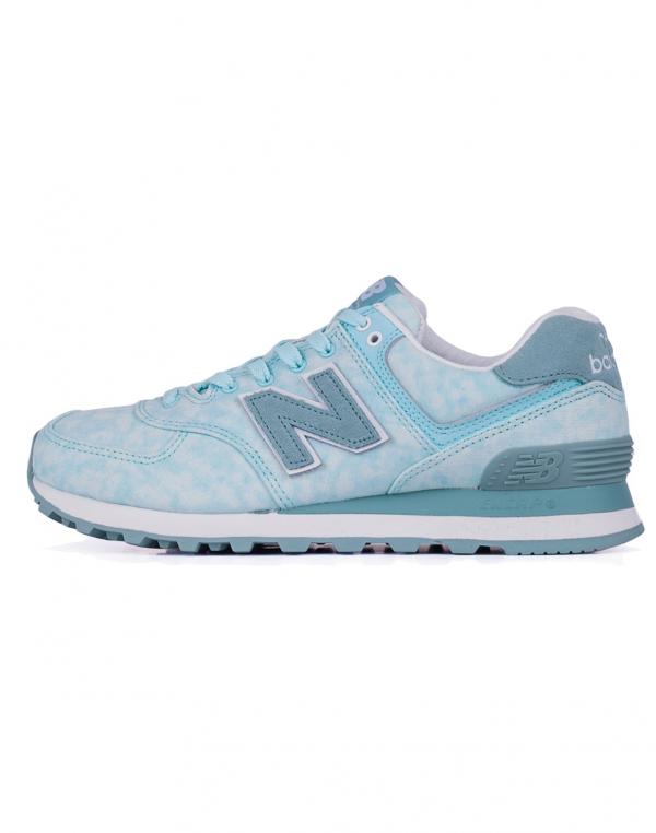 New Balance WL574 Ozone Blue with Storm Blue & Teal 38