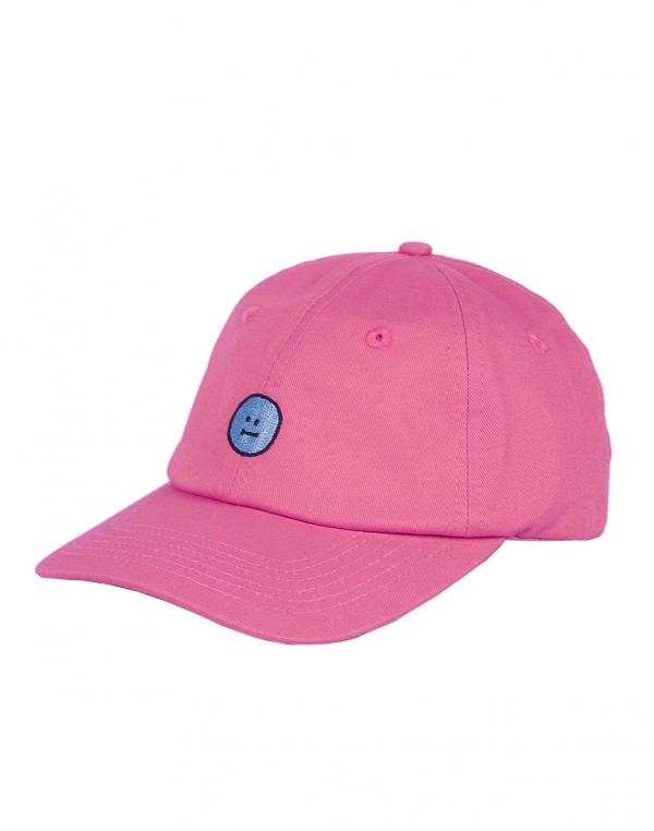 Dad cap Lazy Oaf Go Away pink