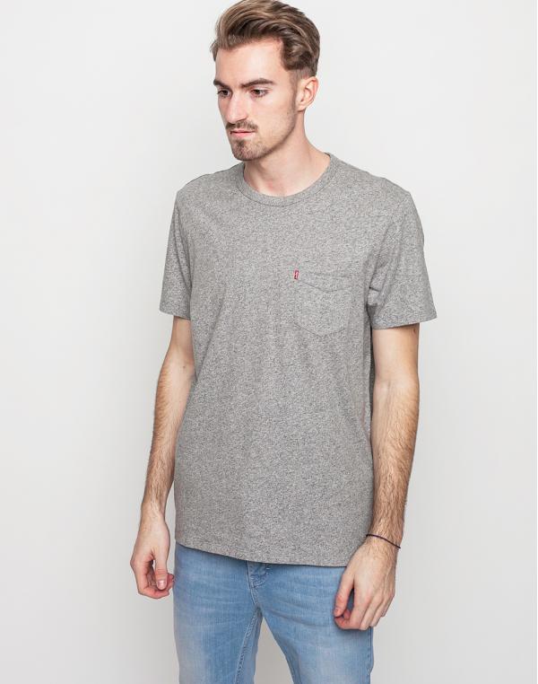 Jednobarevná Levi´s® Sunset Pocket Medium Grey Heather