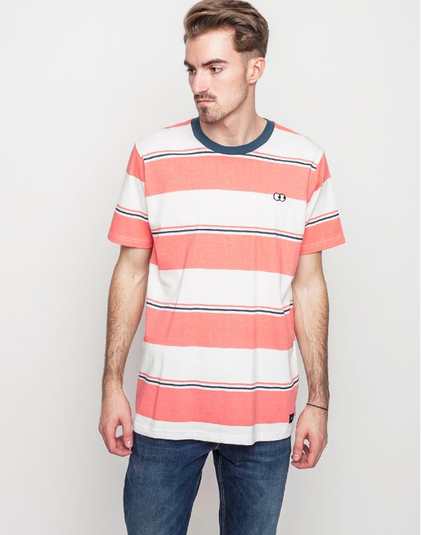 Triko Lazy Oaf Wide Stripes White