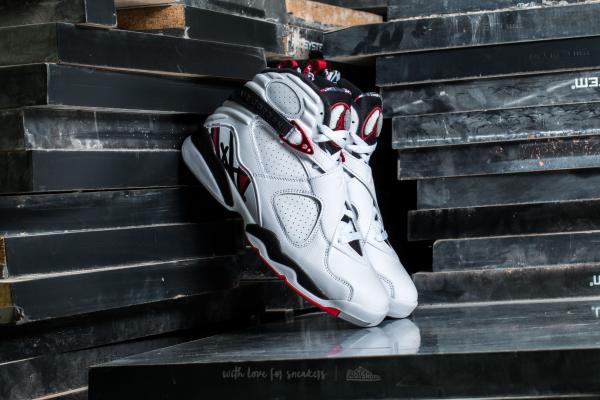 Air Jordan 8 Retro White/ Gym Red-Black-Wolf Grey