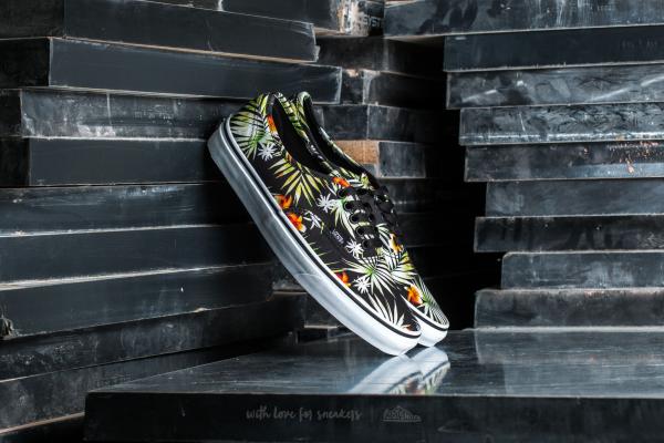 Vans Authentic (Decay Palms) Black/ True White