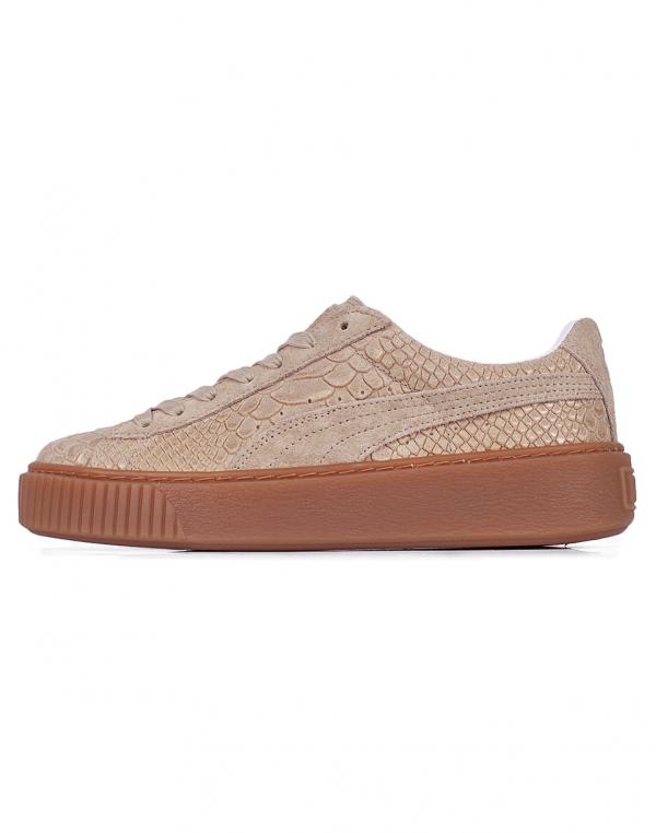 Sneakers - tenisky Puma Platform Exotic Skin Natural Vachetta - Gold