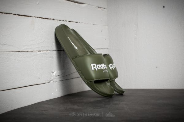 Reebok Classic Slide Canopy Green/ White