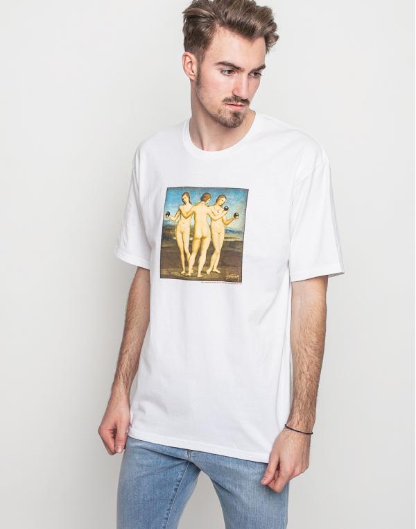 Triko Stussy 8 Ball Girls WHITE