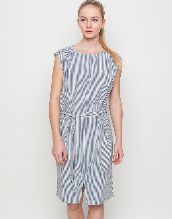 Šaty Ichi Dido Mid Blue Striped
