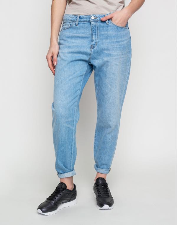 Kalhoty Carhartt WIP Domino Blue Prime Bleached