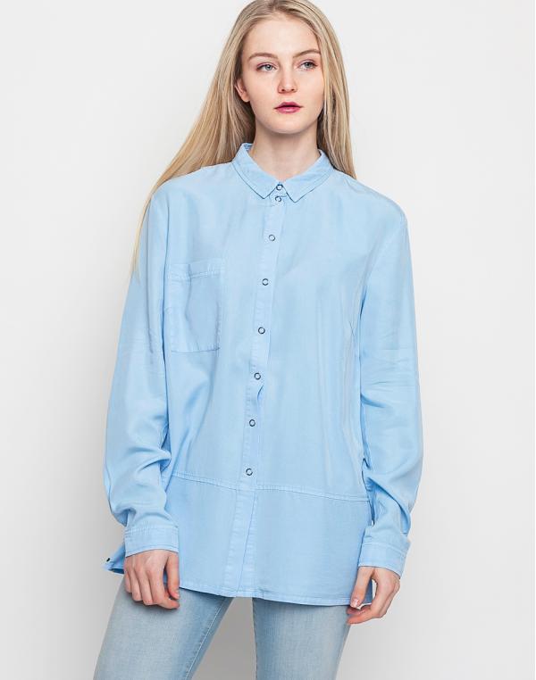 Košile Numph Eyfinna Cashmere Blue