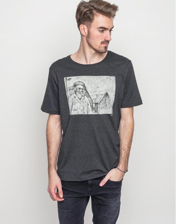 Triko Makia Fisherman Dark Grey