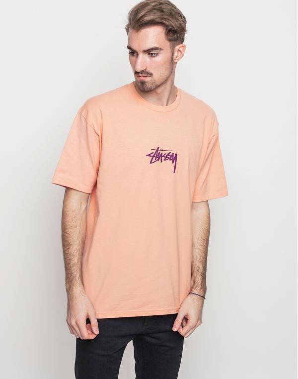 Logo tee Stussy Stock Pale Salmon