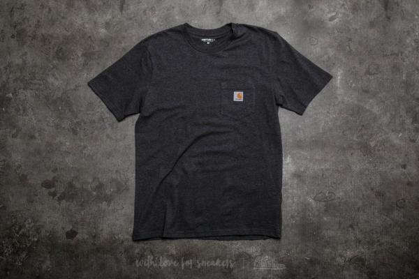 Carhartt WIP Short Sleeve Pocket T-Shirt Black Heather