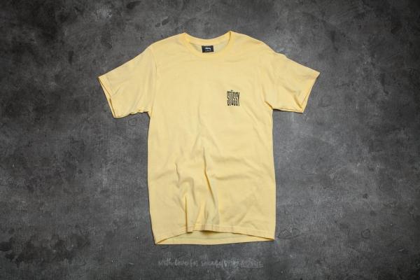 Stüssy Future Past Tee Pale Yelow