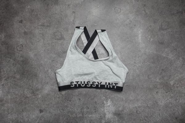 Stüssy Metallic X Back Top Grey Marle