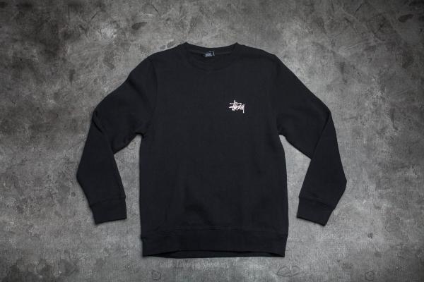 Stüssy Basic Crew Black