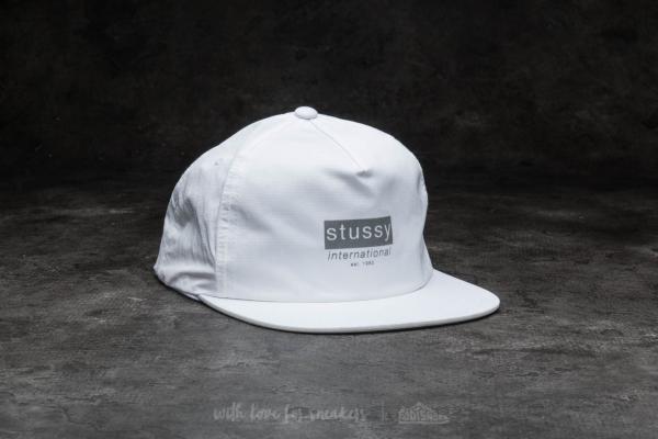 Stüssy Reflective Tape Cap White