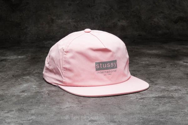 Stüssy Reflective Tape Cap Pink