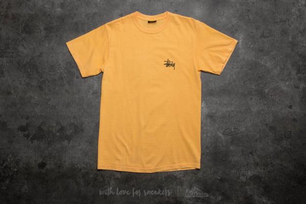 Stüssy Basic Pigment Dyed Tee Faded Yellow