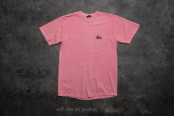 Stüssy Basic Pigment Dyed Tee Pink