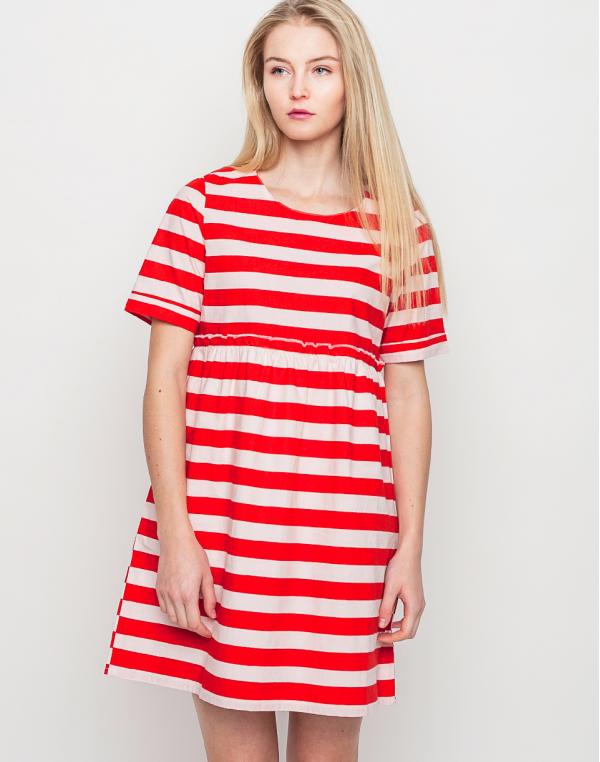 Šaty Compania Fantastica Jambo Red Stripes