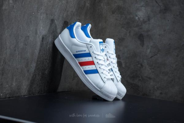 adidas Superstar Ftw White/ Blue/ Red