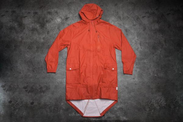 Rains Parka Coat Rust