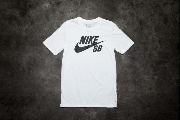 Nike SB Logo Tee White