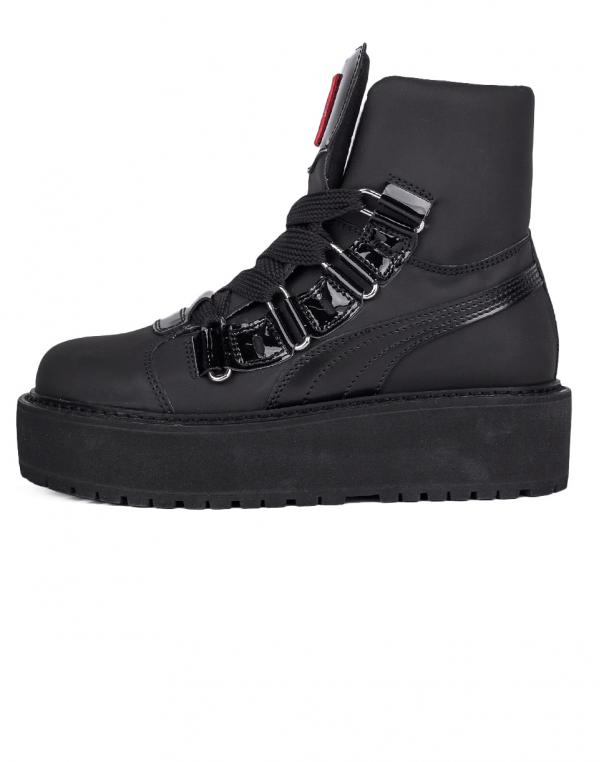 Sneakers - tenisky Puma SB Black Eyelet Rihanna Puma B black