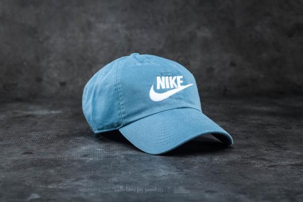 Nike Futura Washed H86 Cap Smokey Blue/ White