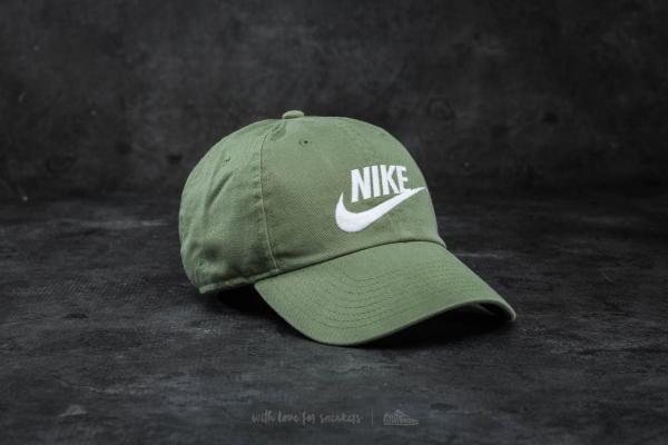 Nike Futura Washed H86 Cap Olive/ White