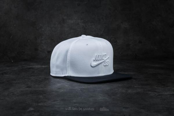 Nike SB Icon Snapback White/ Black