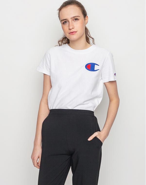 Triko Champion Crewneck WHT