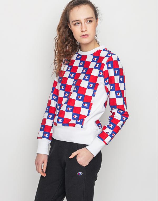Mikina Champion Crewneck WHT