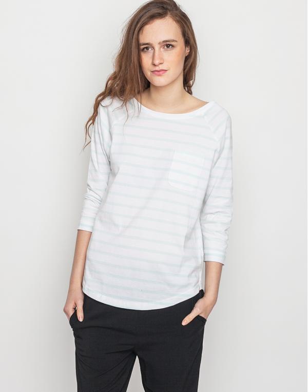 Triko Wemoto Shane Stripe White - Mint