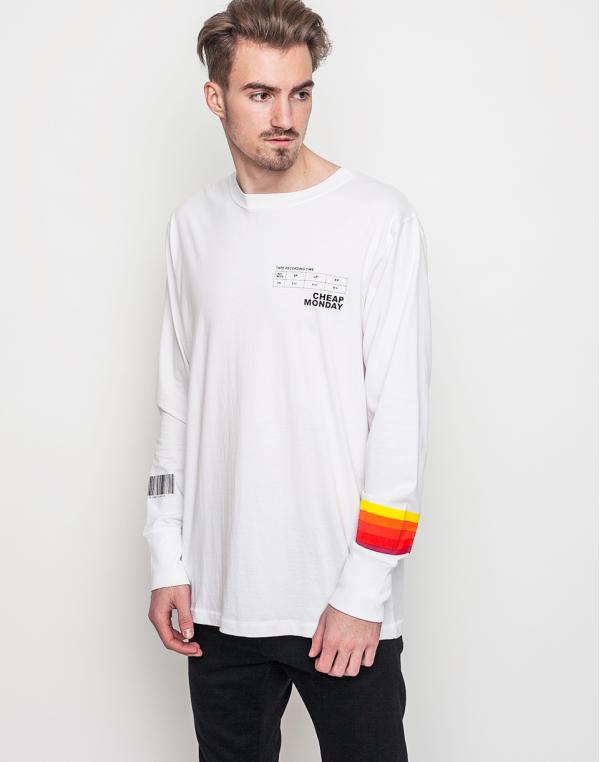Triko Cheap Monday Yard ls White