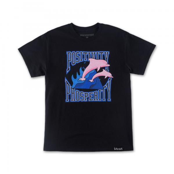 Pink Dolphin Pos Pro Waves Tee Black