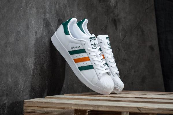 adidas Superstar Ftw White/ Collegiate Green/ Tactile