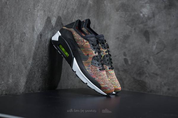 Nike Air Max 90 Ultra 2.0 Flyknit Black/ Bright Crimson