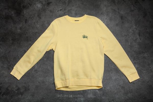 Stüssy Basic Crew Pale Yellow