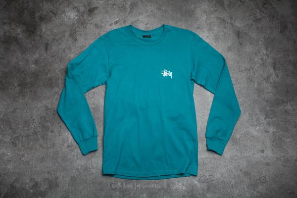 Stüssy Basic Long Sleeve Tee Dark Teal