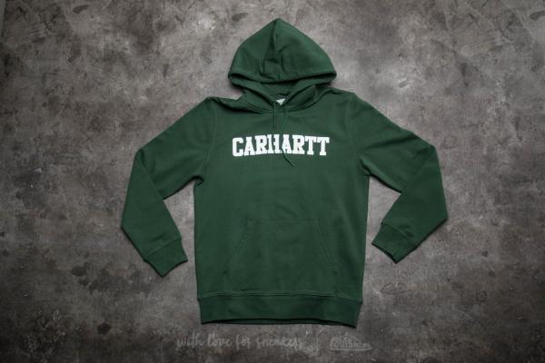 Carhartt WIP Hooded College Sweat Fir/ White