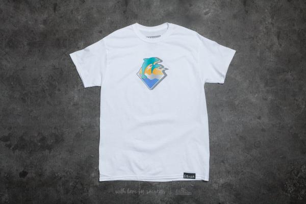 Pink Dolphin Chrome Waves Tee White