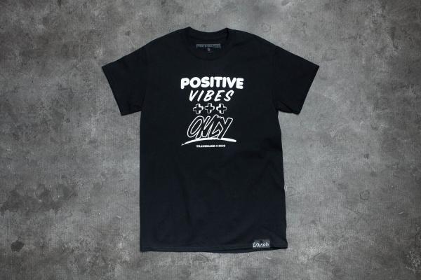 Pink Dolphin Positive Vibes Tee Black