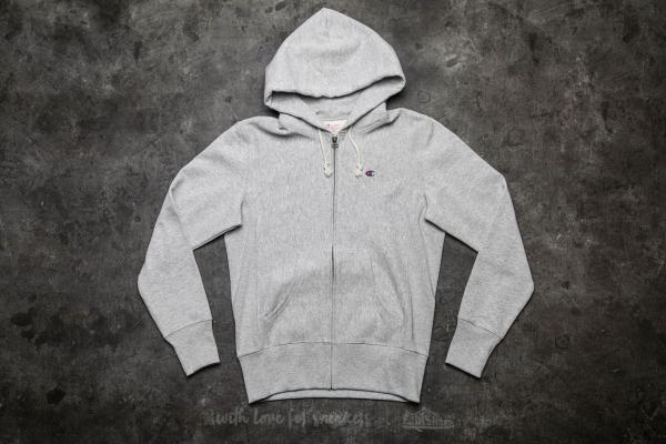 Champion Reverse Weave Classic Zip Hoody Light Oxford Grey