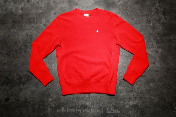 Champion Reverse Weave Crewneck Sweatshirt Red