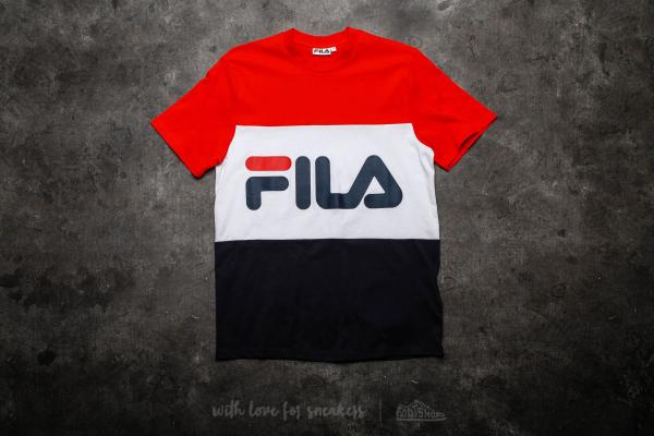 FILA Day Tee True Red-White-Black Iris