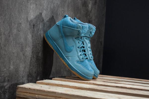 Nike W Dunk Hi Premium Smokey Blue/ Smokey Blue