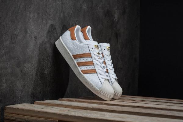adidas Superstar 80s Ftw White/ Ftw White/ Gold Metallic