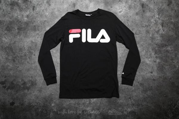 FILA Classic Logo Longsleeve Tee Black