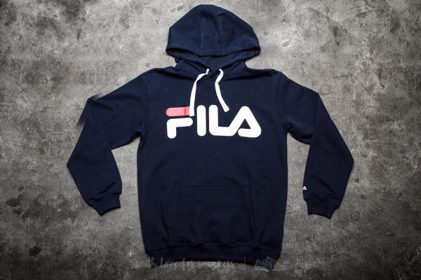 FILA Classic Logo Hoody Black Iris